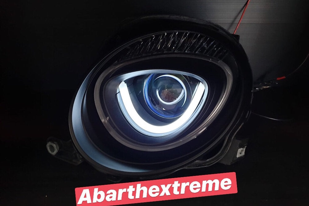 Fanali restyling V strip led - 500 Abarth - EXTR3ME ITALIA
