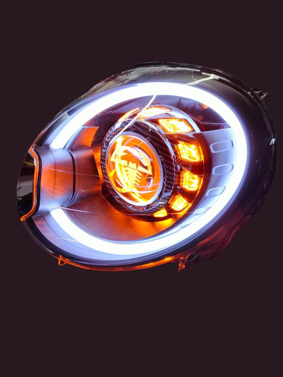 Bxenon doppia strip led Angel Eyes - Abarth 500 - EXTR3ME ITALIA