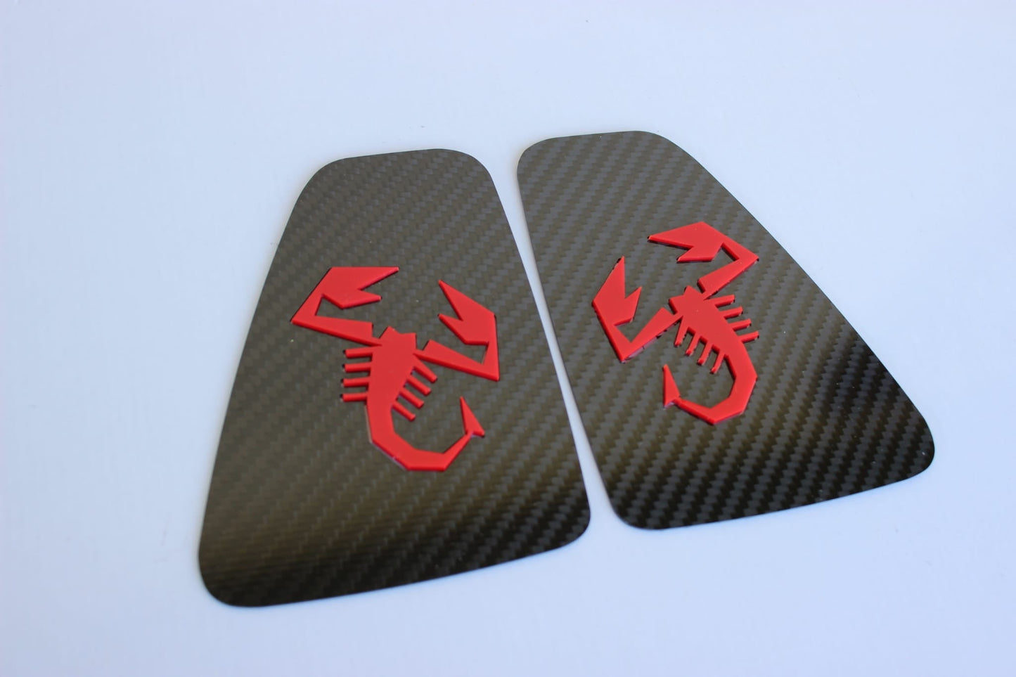 Cover fari posteriori - Fibra di Carbonio - Fiat 500 Abarth Restyling