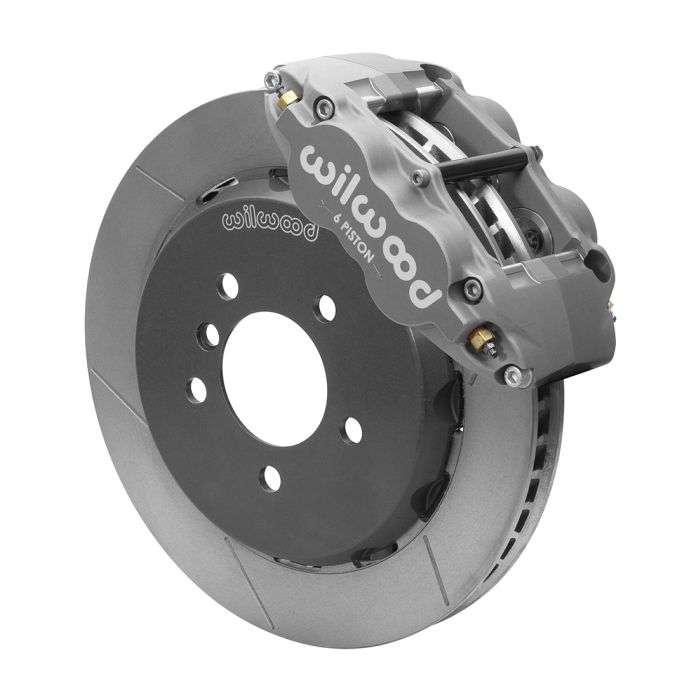 140-16005 - Wilwood Big Brake Kit - Front - 332x32mm Bi-Slotted - Forged Superlite 6R Anodized