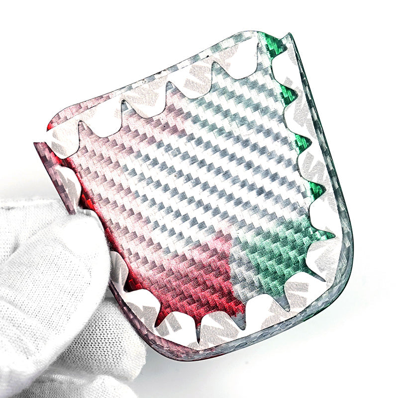 Inserto in Carbonio per volante - Carbonio Nero o Tricolore - Fiat 500/Abarth Restyling - Extreme Italia