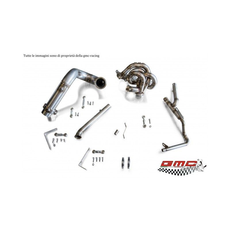 COLLETTORE IN INOX PER 1.4 T-JET ABARTH, FIAT, ALFA E LANCIA CON ATTACCO TURBO TIAL CON WG ESTERNA CON KIT DOWNPIPE