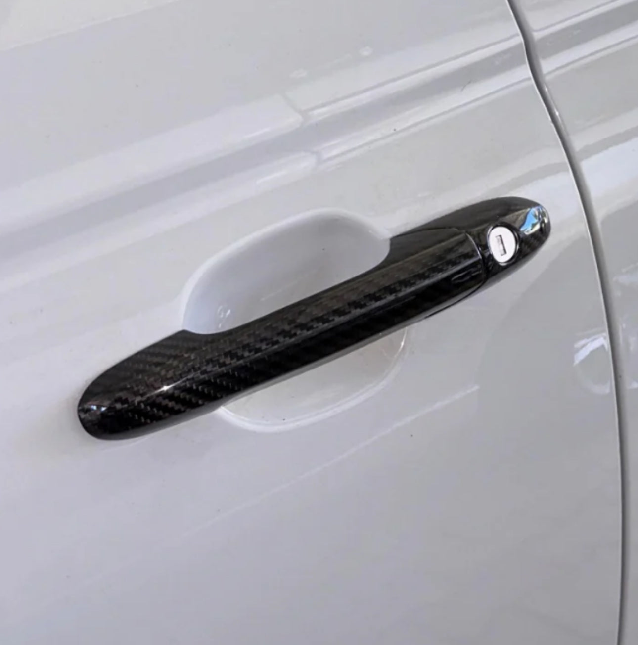 Maniglie Esterne - Full Carbon - Fiat 500 Abarth (coppia)