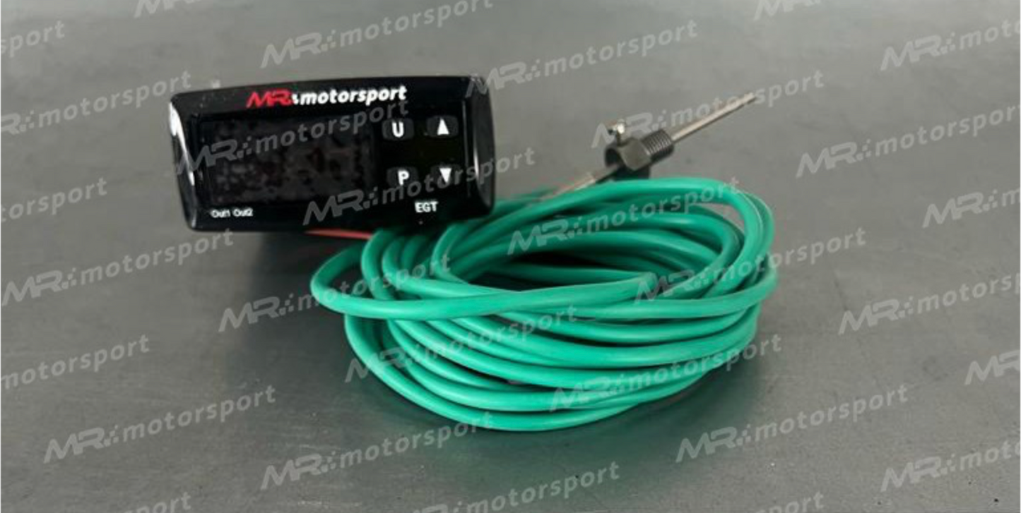 Temperatura gas di scarico EGT digitale rettangolare con sonda K - EXTR3ME ITALIA