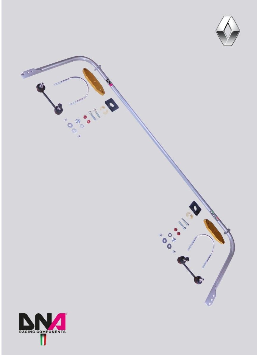 KIT BARRA TORSIONE POSTERIORE REGOLABILE RENAULT CLIO 4 E RS