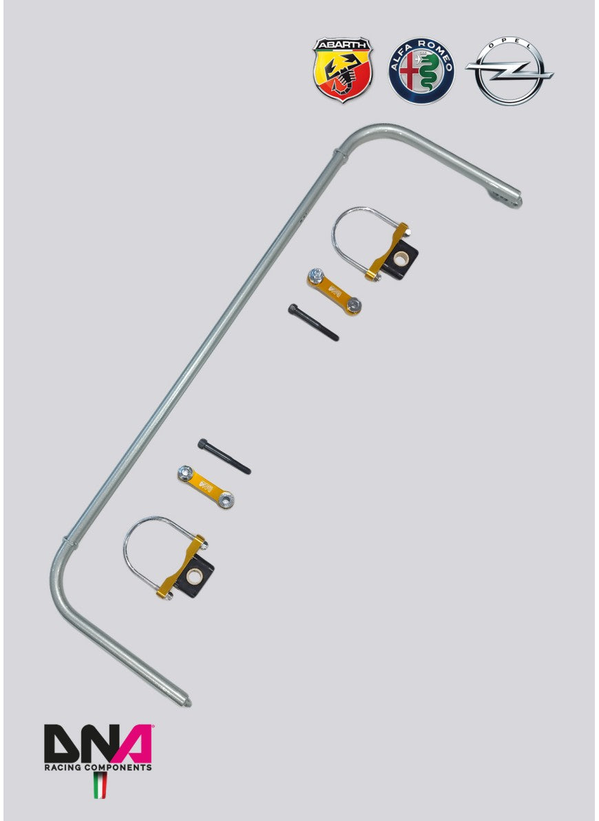 KIT BARRA DI TORSIONE REGOLABILE POSTERIORE ALFA ROMEO MITO GRANDE PUNTO ABARTH OPEL