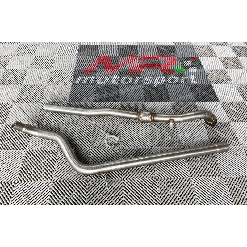 Centrale diretto 500 abarth 60 mm CON RIDUZIONE per Monza-Akrapovic-Bombardone