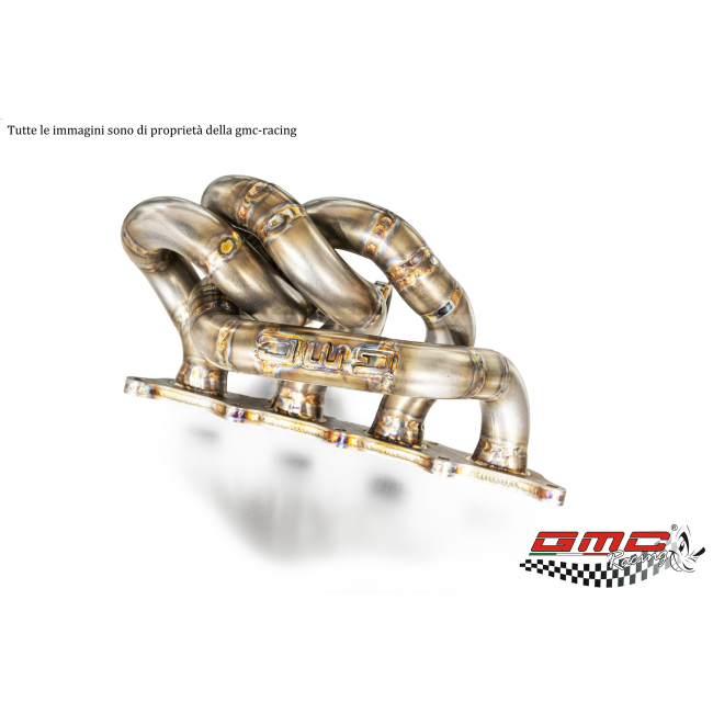 KIT COLLETTORE ATTACCO TURBO TD04 CON WASTEGATE ESTERNA CON KIT DOWNPIPE