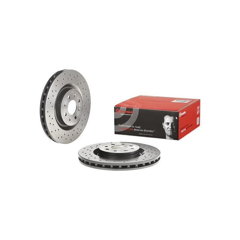 Coppia di dischi 305 mm per Impianto Brembo Grande punto/Evo abarth