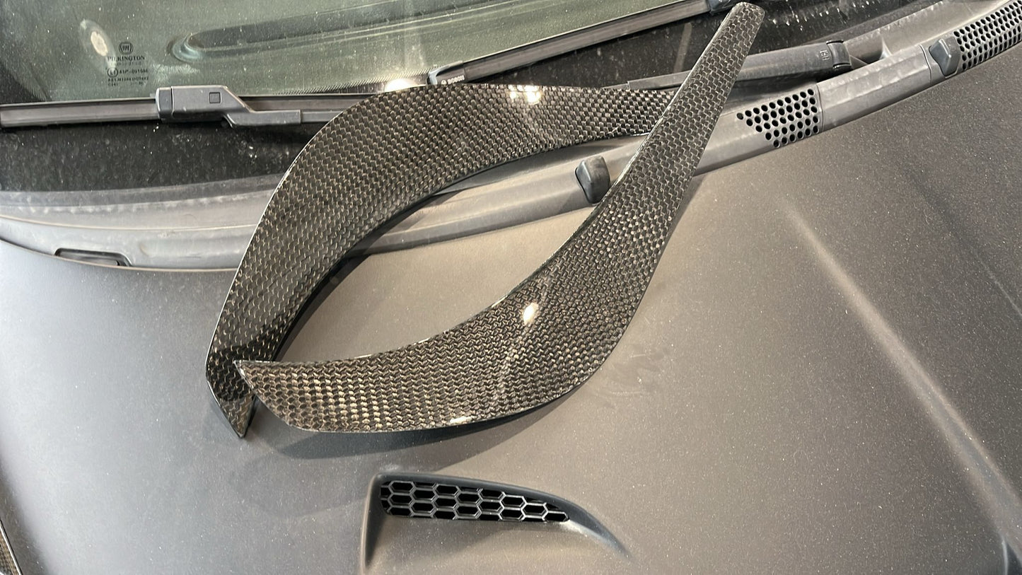 Canards Anteriori Grandi - Carbonio o Vetro Resina - Fiat 500 Abarth