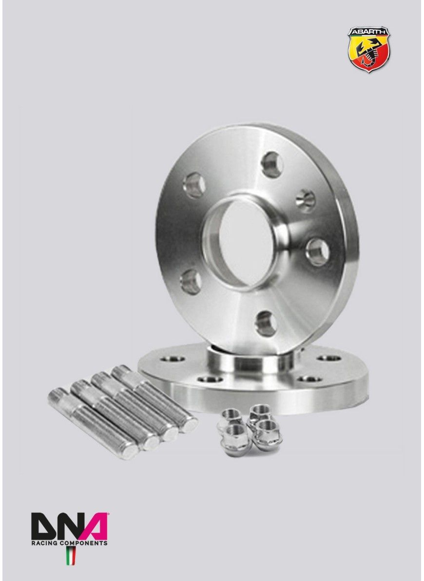 FIAT G PUNTO WHEEL SPACERS 16 mm + STUDS + NUTS KIT