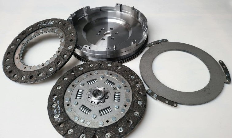 Kit Frizione rinforzata fino a 500 CV - Molleggiata BIDISCO con volano monomassa - FIAT 500 abarth Punto e Mito MOD 2023