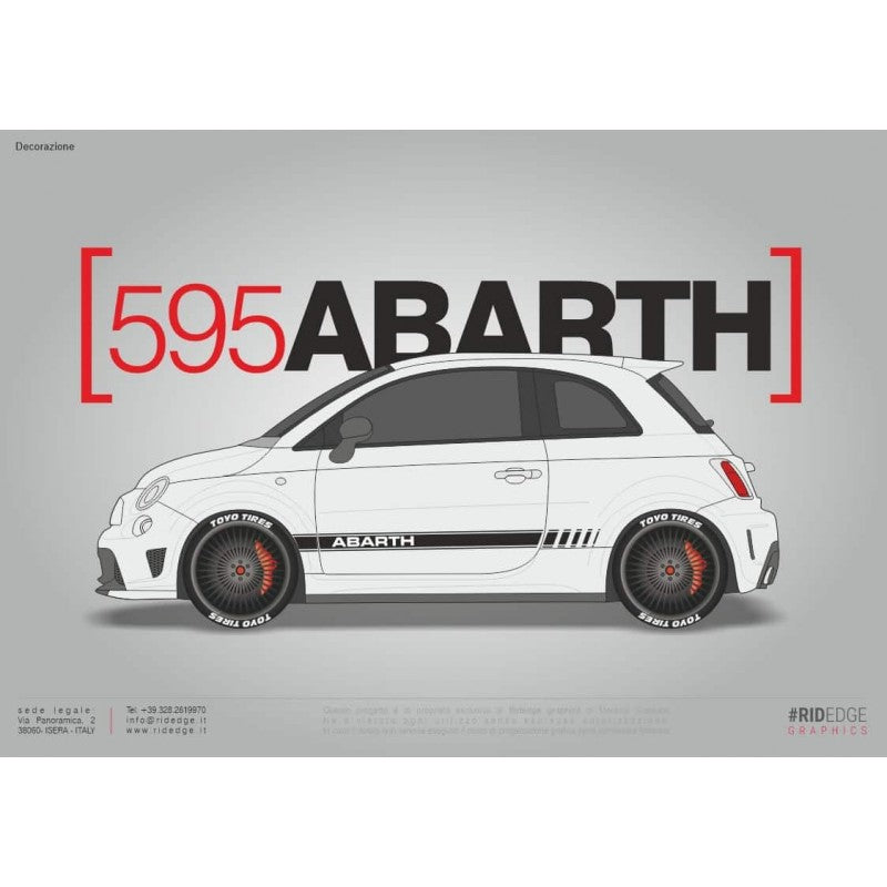 KIT FASCE LATERALI 595 ABARTH
