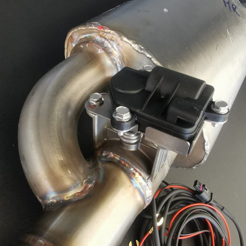 Silenziatore universale con valvola MR Motorsport