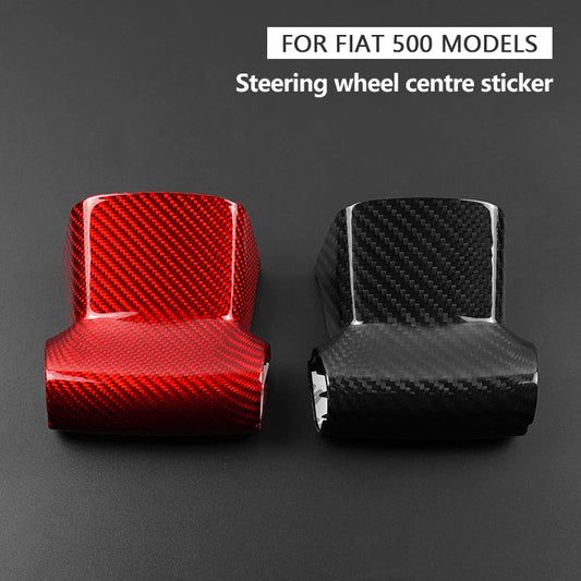 Cover parte inferiore volante - parte posteriore - Carbonio Nero o Rosso - Fiat 500 Abarth Restyling