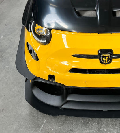 Canards Anteriori Grandi -  Carbonio o Vetro Resina - Fiat 500 Abarth