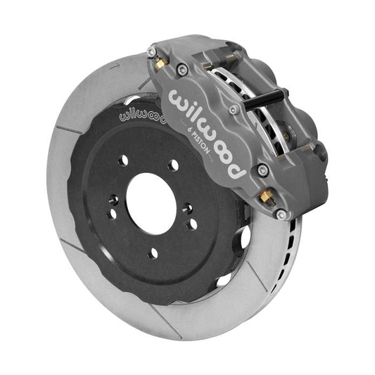 140-14965 - Wilwood Big Brake Kit - Front - 327x32mm Bi-Slotted - Forged Superlite 6R Anodized