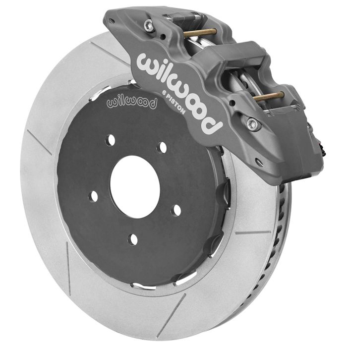 140-14557 - Kit freni Big Brake Wilwood - Anteriore - 355x32mm Bi-Slotted - AERO6 Anodizzato