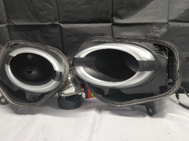Sotto fari restyling nero opaco striscia led - 500 Abarth - EXTR3ME ITALIA