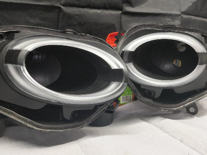Sotto fari restyling nero opaco striscia led - 500 Abarth - EXTR3ME ITALIA