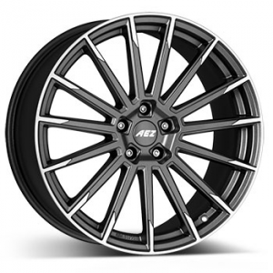 AEZ AATF 18'' Width 7.5 5x112 ET 48 CB 57.1 Graphite matt/polished alloy wheels
