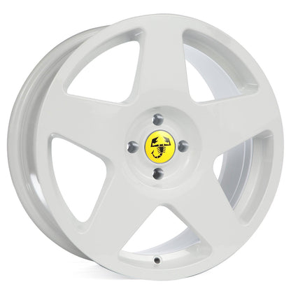 500 ABARTH Dedica Fiat Cerchi in Lega 17'' Larghezza 7.5 4x98 ET 30 CB 58.1