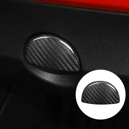 Cover maniglia vano portaoggetti - 100% Carbonio - Fiat 500 Abarth Restyling