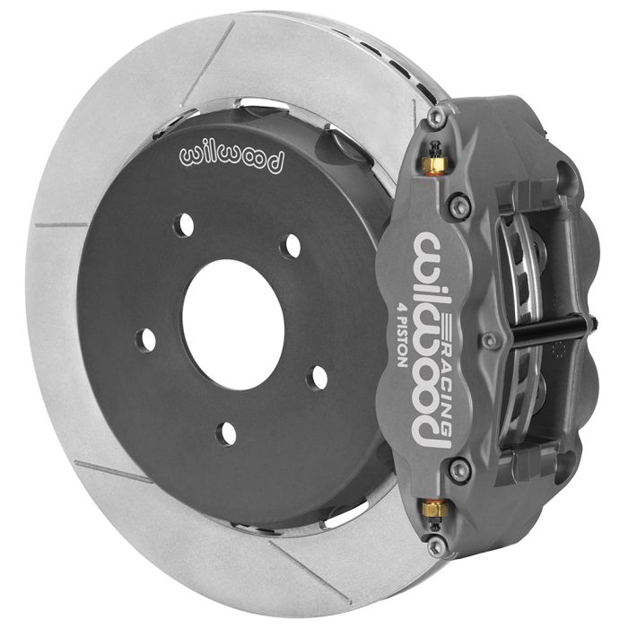 140-16208 - Wilwood Big Brake Kit - Rear - 332x25mm Bi-Slotted - Forged Narrow Superlite 4R Anodized