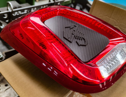 Cover fari posteriori - Fibra di Carbonio - Fiat 500 Abarth Restyling