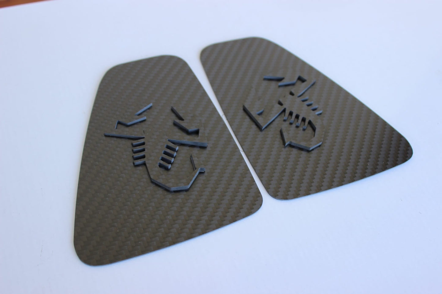 Cover fari posteriori - Fibra di Carbonio - Fiat 500 Abarth Restyling