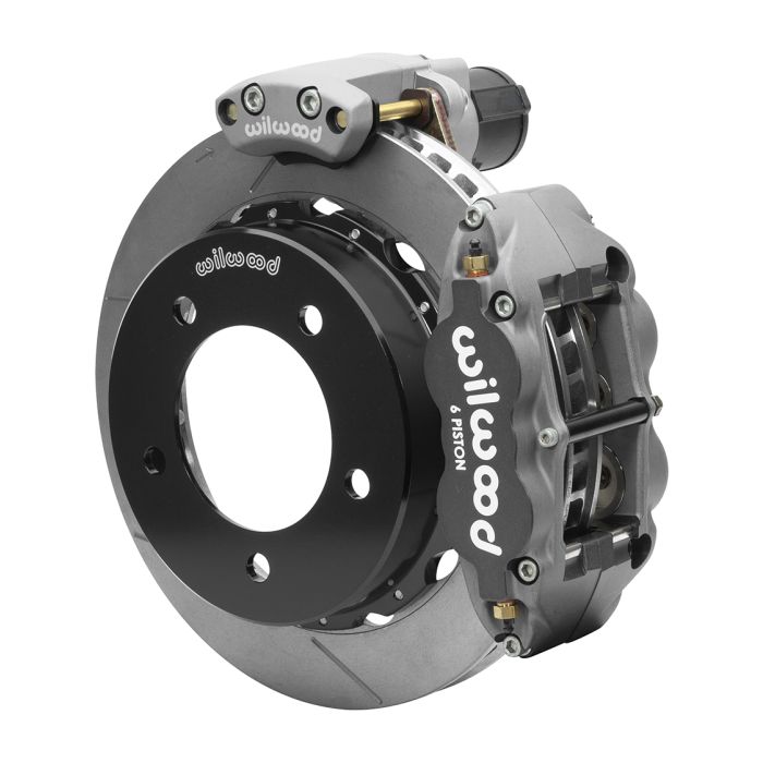 140-15774 - Wilwood Big Brake Kit - Rear - 327x32mm Bi-Slotted - FNSL6R Anodized