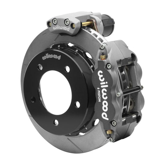 140-15774 - Wilwood Big Brake Kit - Rear - 327x32mm Bi-Slotted - FNSL6R Anodized