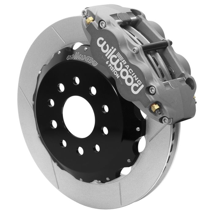 140-16094 - Wilwood Big Brake Kit - Front - 327x28mm Bi-Slotted - Superlite 6R Anodized