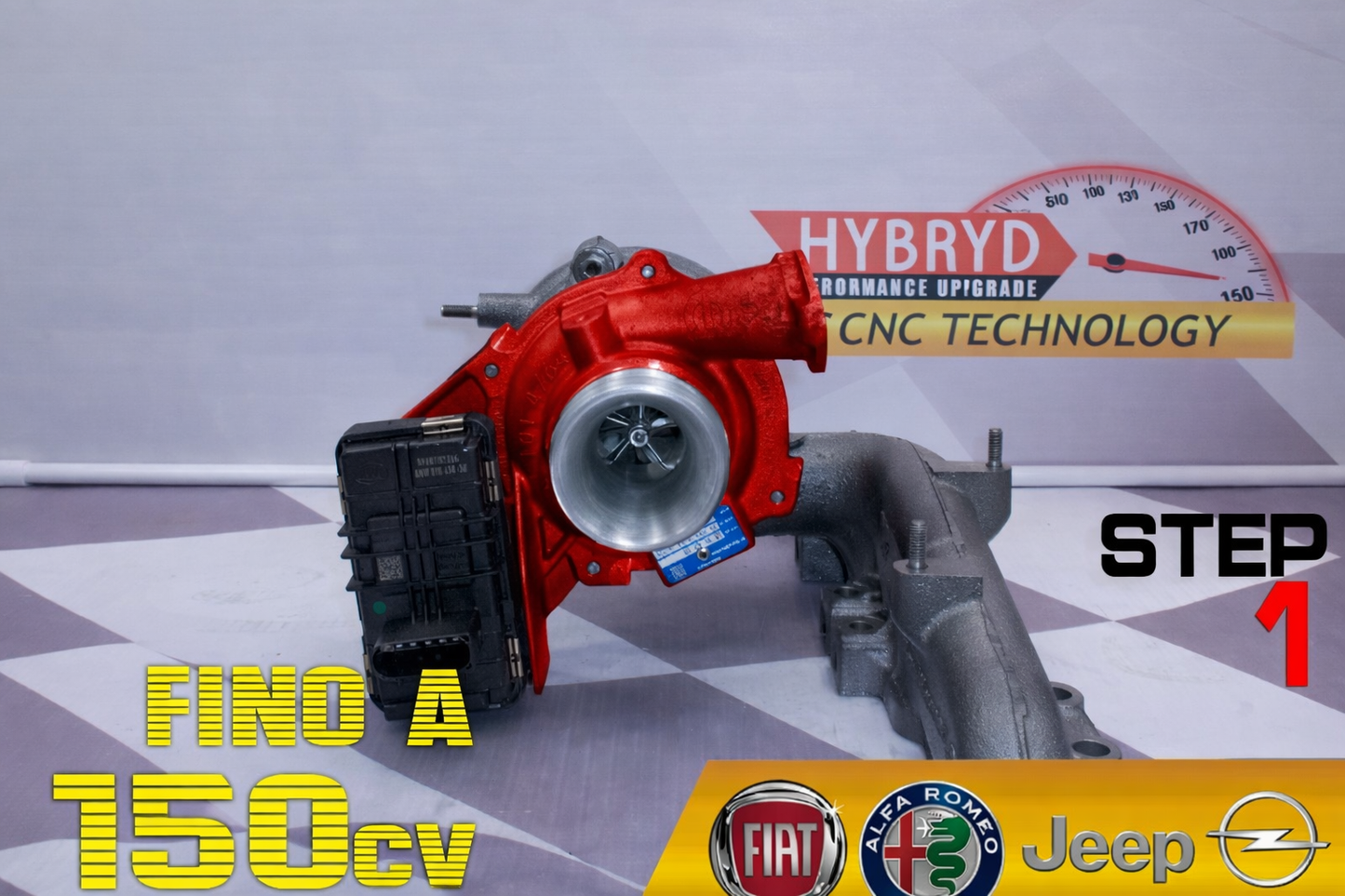 Turbocharged Alfa Romeo Fiat Jeep Opel 1.6 54389700008 Step 1 up to 150hp