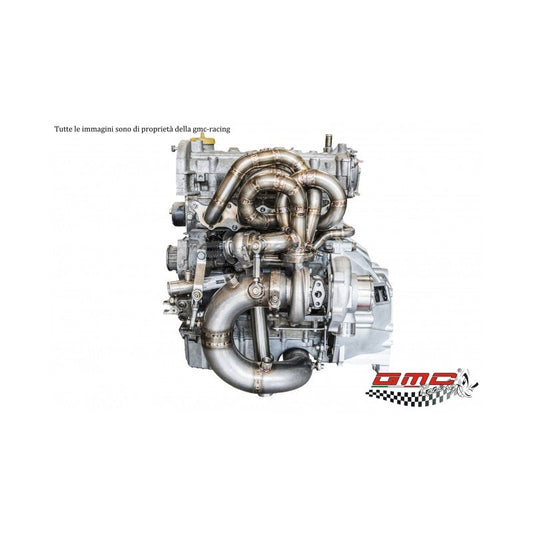 COLLETTORE IN INOX PER 1.4 T-JET ABARTH, FIAT, ALFA E LANCIA CON ATTACCO TURBO TIAL CON WG ESTERNA CON KIT DOWNPIPE