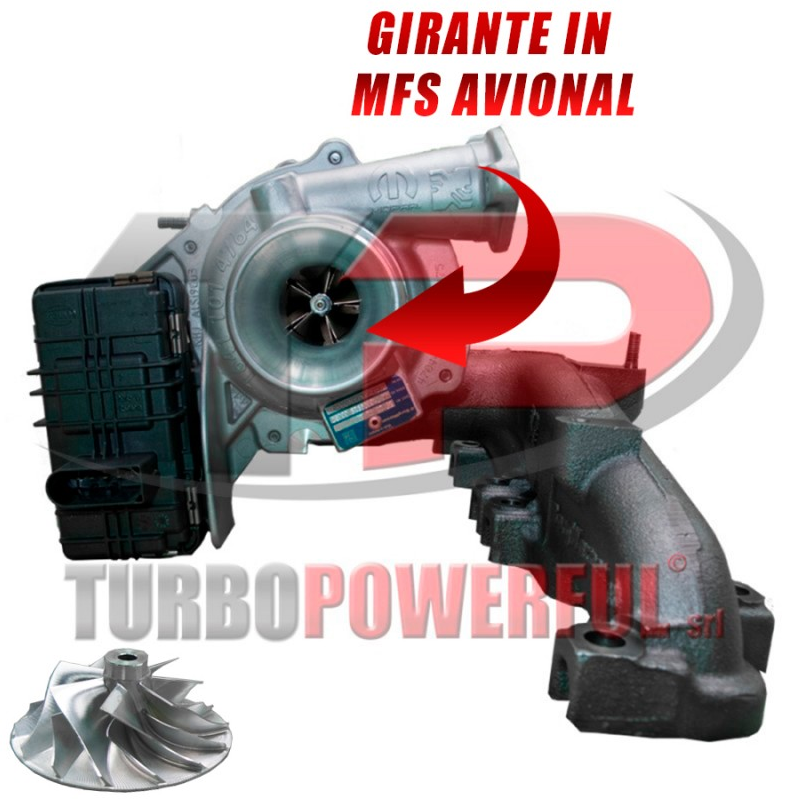 Turbina revisionata in AVIONAL Fiat 500L 1.6 JTD 120