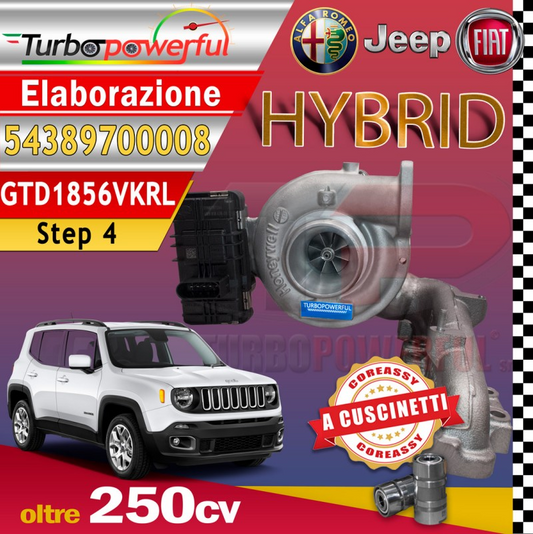 Turbocharged GTD1856VRK HyBrId Alfa Jeep over 250 hp 54389700008