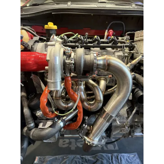 KIT COLLETTORI A CUORE (STRADALE) 500 / PUNTO ABARTH MITO / GIULIETTA PER TURBINA TD04