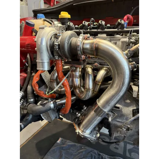 KIT COLLETTORI A CUORE (STRADALE) 500 / PUNTO ABARTH MITO / GIULIETTA PER TURBINA TD04
