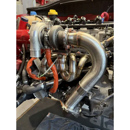 KIT COLLETTORI A CUORE (STRADALE) 500 / PUNTO ABARTH MITO / GIULIETTA PER TURBINA TD04