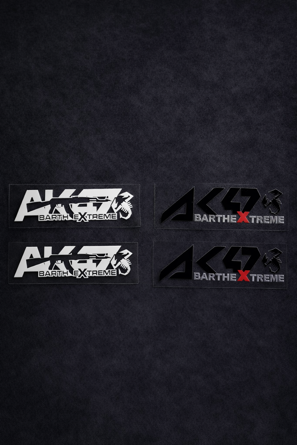 Limited Edition AK47 AbarthExtreme set 2+1 extreme Stickers