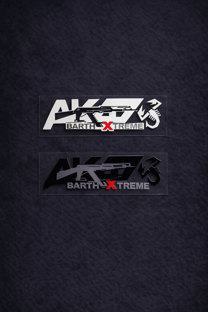 Limited Edition AK47 AbarthExtreme set 2+1 extreme Stickers