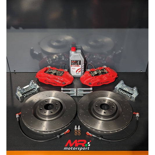 Impianto frenante Dischi 330mm Liscio-Forato-Baffato 500 ABARTH MAGGIORATO NUOVO 2024