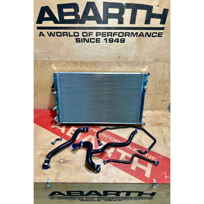 Radiatore maggiorato Abarth 500 595 + kit manicotti acqua