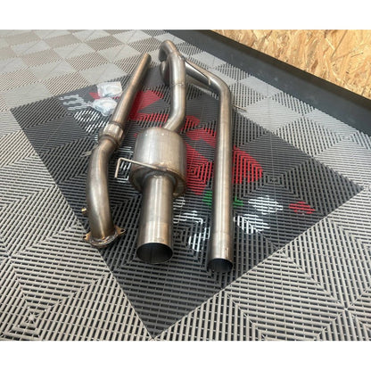 Scarico Grande Punto Abarth / Punto Evo Abarth Centrale diretto + finale silenziato USCITA SINGOLA MRMOTORSPORT