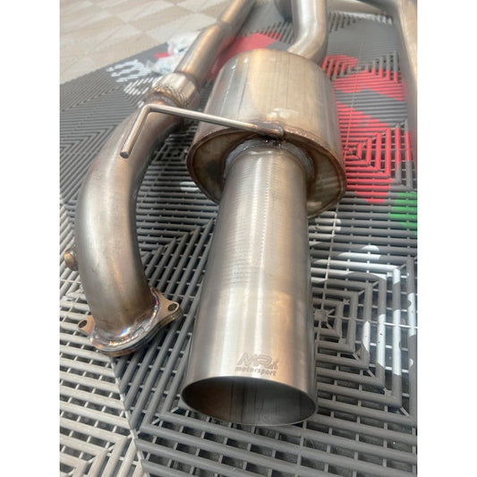 Scarico Grande Punto Abarth / Punto Evo Abarth Centrale diretto + finale silenziato USCITA SINGOLA MRMOTORSPORT