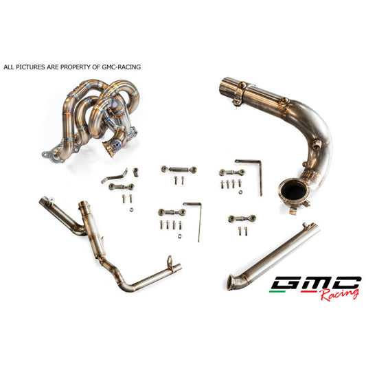 KIT COLLETTORE ATTACCO TURBO SERIE G CON WASTEGATE ESTERNA CON KIT DOWNPIPE