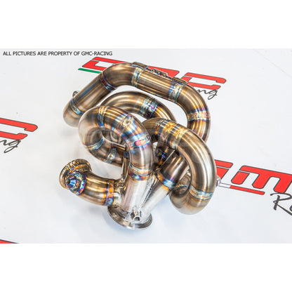 KIT COLLETTORE ATTACCO TURBO SERIE G CON WASTEGATE ESTERNA CON KIT DOWNPIPE