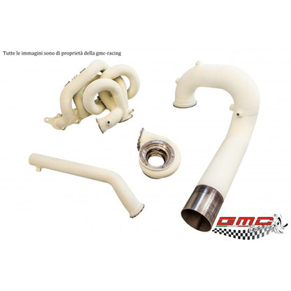 KIT COLLETTORE ATTACCO TURBO SERIE G CON WASTEGATE ESTERNA CON KIT DOWNPIPE