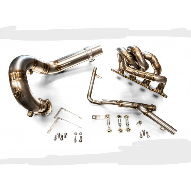 KIT COLLETTORE ATTACCO T25 CON TURBO SOTTO CON KIT DOWNPIPE